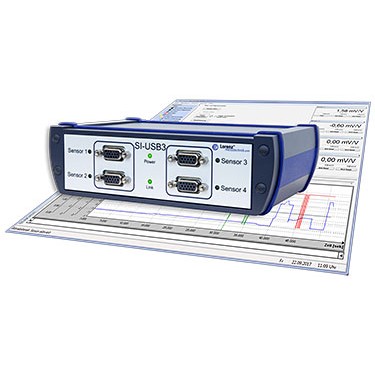 4-kanaals USB meetversterker SI-USB3